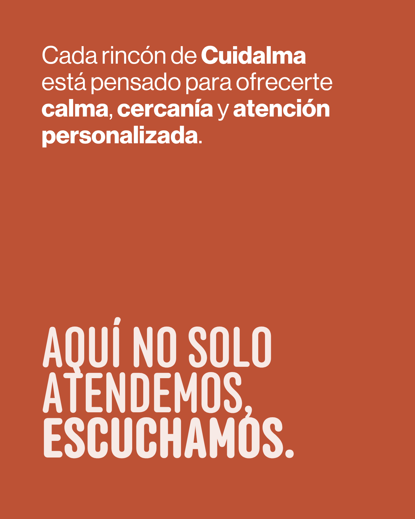 Interior del espacio de Cuidalma en Chiclana · Atención cercana a familias